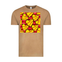 Vintage Camel softball hearts seamless pattern Vintage Tee - BundleAndBundleShop