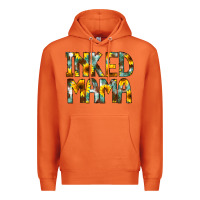 Carrot Inked Mama Flowers Premium Hoodie - CowCowDesign