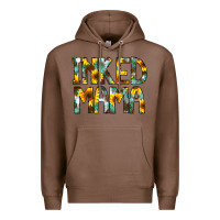 Chestnut Inked Mama Flowers Premium Hoodie - CowCowDesign