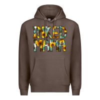 Coffee Inked Mama Flowers Premium Hoodie - CowCowDesign
