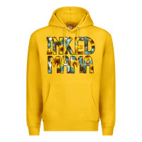 Lemon Inked Mama Flowers Premium Hoodie - CowCowDesign
