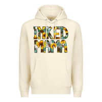Sandshell Inked Mama Flowers Premium Hoodie - CowCowDesign