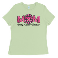 Matcha breast cancer warrior mom Ladies Tee - Jasminsmagicworld