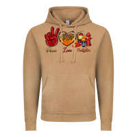 Vintage Camel Peace Love Firefighter Vintage Hoodie - BundleAndBundleShop