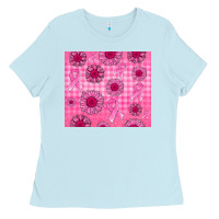 Baby Blue breast cancer Ladies Tee - Jasminsmagicworld