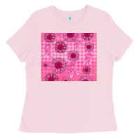 Bubblegum Pink breast cancer Ladies Tee - Jasminsmagicworld