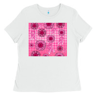 White breast cancer Ladies Tee - Jasminsmagicworld