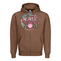 Chestnut My favorite Nurse calls me mom Zipper Hoodie - CowGirlArtShop