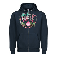 Navy My favorite Nurse calls me mom Zipper Hoodie - CowGirlArtShop