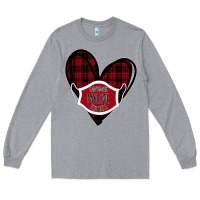 Heather Grey Can't mask my love for you Long Sleeve Tee - Bettercallsaul