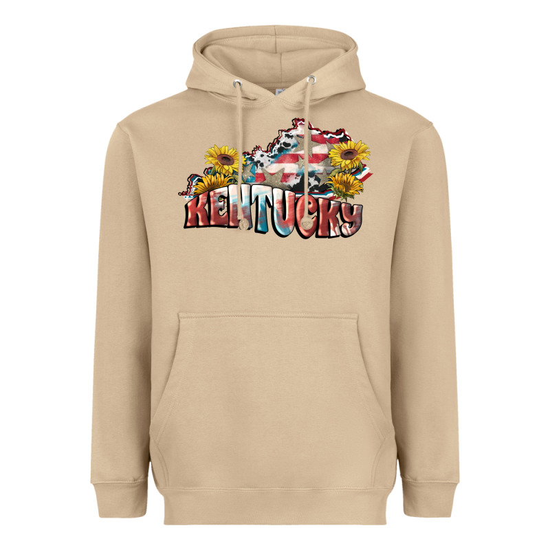 Kentucky 4th Of July Heavyweight Hoodie by FaDigitalArtStudio | Teevron