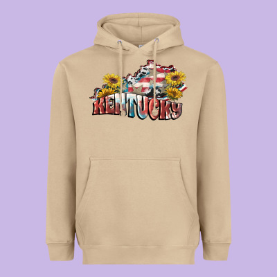 Kentucky 4th Of July Heavyweight Hoodie Designed By Fadigitalartstudio