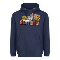 Navy Kentucky 4th of July Heavyweight Hoodie - FaDigitalArtStudio
