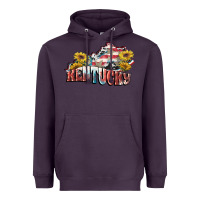 Plum Kentucky 4th of July Heavyweight Hoodie - FaDigitalArtStudio