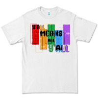 White y'all means all y'all Premium Tee - MaliasSmallBusiness