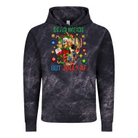 Cloud Black Dead Inside But Jolly Af Vintage Hoodie - BundleAndBundleShop