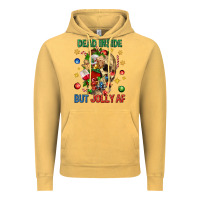 Vintage Mustard Dead Inside But Jolly Af Vintage Hoodie - BundleAndBundleShop