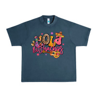 Midnight Navy hola bitchachos mexico cinco de mayo Urban Heavy Tee - LillyAllenDesigns