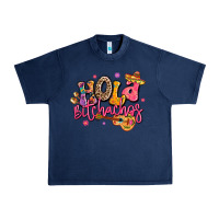 Navy hola bitchachos mexico cinco de mayo Urban Heavy Tee - LillyAllenDesigns