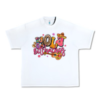 White hola bitchachos mexico cinco de mayo Urban Heavy Tee - LillyAllenDesigns