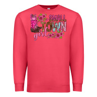 Cardinal small town girl with flowers bbs Premium Sweatshirt - BundleAndBundleShop