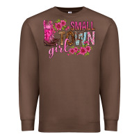 Chestnut small town girl with flowers bbs Premium Sweatshirt - BundleAndBundleShop