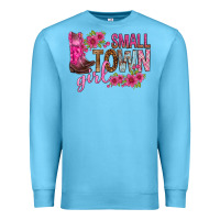 Ocean Blue small town girl with flowers bbs Premium Sweatshirt - BundleAndBundleShop