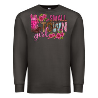Smoke small town girl with flowers bbs Premium Sweatshirt - BundleAndBundleShop