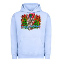 Pigment Grape Ice punk rock Merry Christmas Urban Hoodie - CowhideDigitalArt