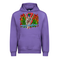Punk Rock Merry Christmas Urban Hoodie | Teevron