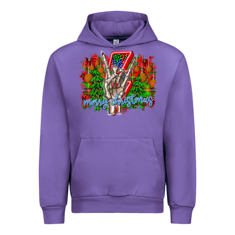 Punk Rock Merry Christmas Urban Hoodie by CowhideDigitalArt | Teevron