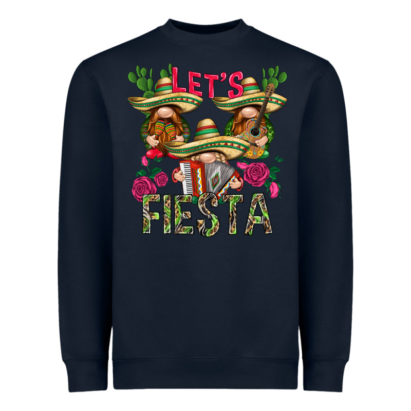 Let's Fiesta With Gnomes Heavyweight Sweatshirt by NancyCooperArtShop | Teevron