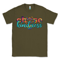 Army Green Lgbtq Choose Kindness With Heart And Peace Classic Tee - BundleAndBundleShop