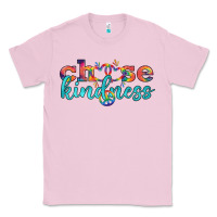 Bubblegum Pink Lgbtq Choose Kindness With Heart And Peace Classic Tee - BundleAndBundleShop