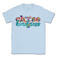 Dusty Blue Lgbtq Choose Kindness With Heart And Peace Classic Tee - BundleAndBundleShop