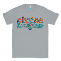 Heather Grey Lgbtq Choose Kindness With Heart And Peace Classic Tee - BundleAndBundleShop