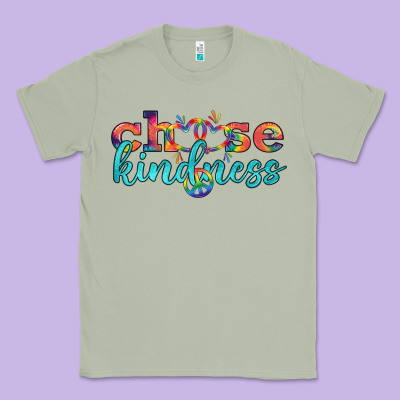 Lgbtq Choose Kindness With Heart And Peace Classic Tee Designed By Bundleandbundleshop