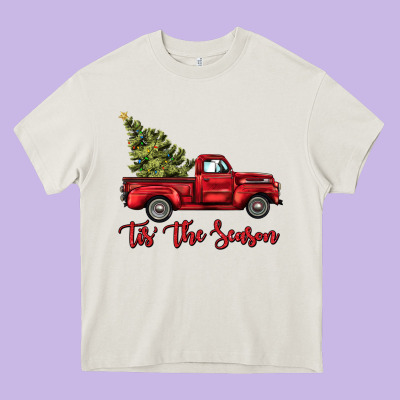 Tis The Season Heavy Core Tee Designed By Barkaloodesign
