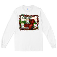 White happy holidays gnomes Christmas Truck Long Sleeve Tee - Bettercallsaul
