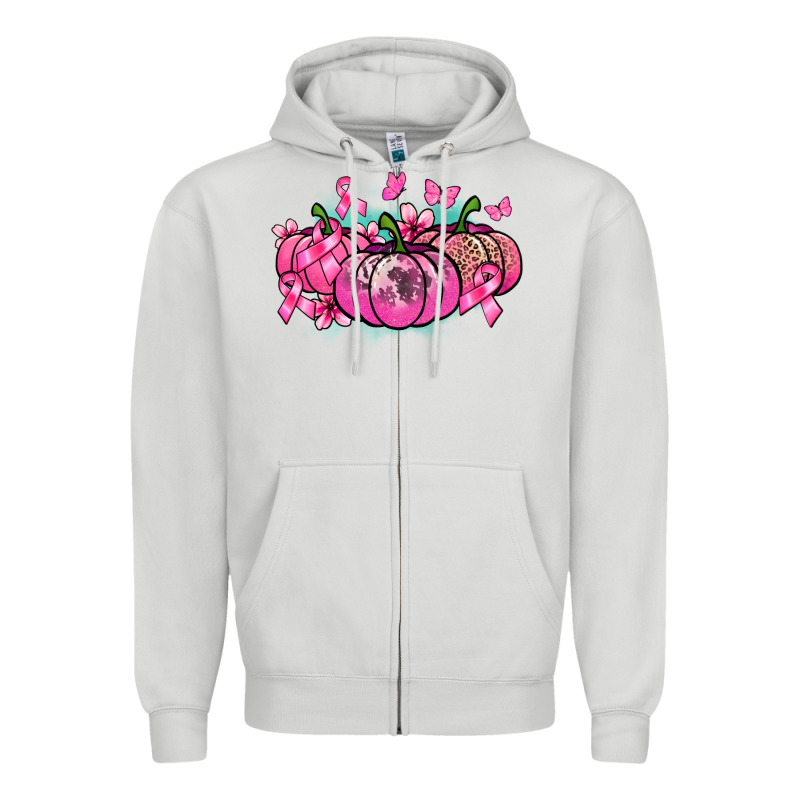 Cancer Pumpkins Cancer Awareness Zipper Hoodie by HowdyJamesFarm | Teevron