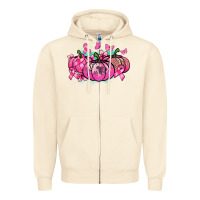 Sandshell Cancer pumpkins Cancer Awareness Zipper Hoodie - HowdyJamesFarm