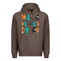 Coffee Mama Needs a Drink Premium Hoodie - CowCowDesign