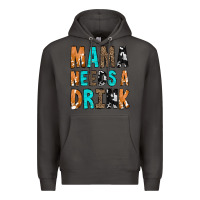 Smoke Mama Needs a Drink Premium Hoodie - CowCowDesign