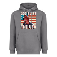 Storm God Bless the USA Heavyweight Hoodie - FaDigitalArtStudio