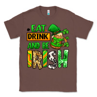 Chestnut Eat drink and be Irish St. Patrick's Classic Tee - LillyAllenDesigns
