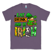 Lavender Eat drink and be Irish St. Patrick's Classic Tee - LillyAllenDesigns