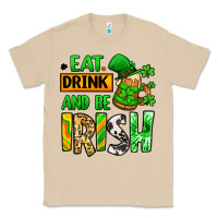 Mushroom Eat drink and be Irish St. Patrick's Classic Tee - LillyAllenDesigns