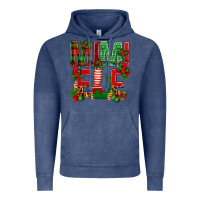 Vintage Denim Christmas Mimi Elf Vintage Hoodie - BundleAndBundleShop