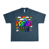 Midnight Navy proud ally Urban Heavy Tee - LillyAllenDesigns
