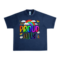 Navy proud ally Urban Heavy Tee - LillyAllenDesigns